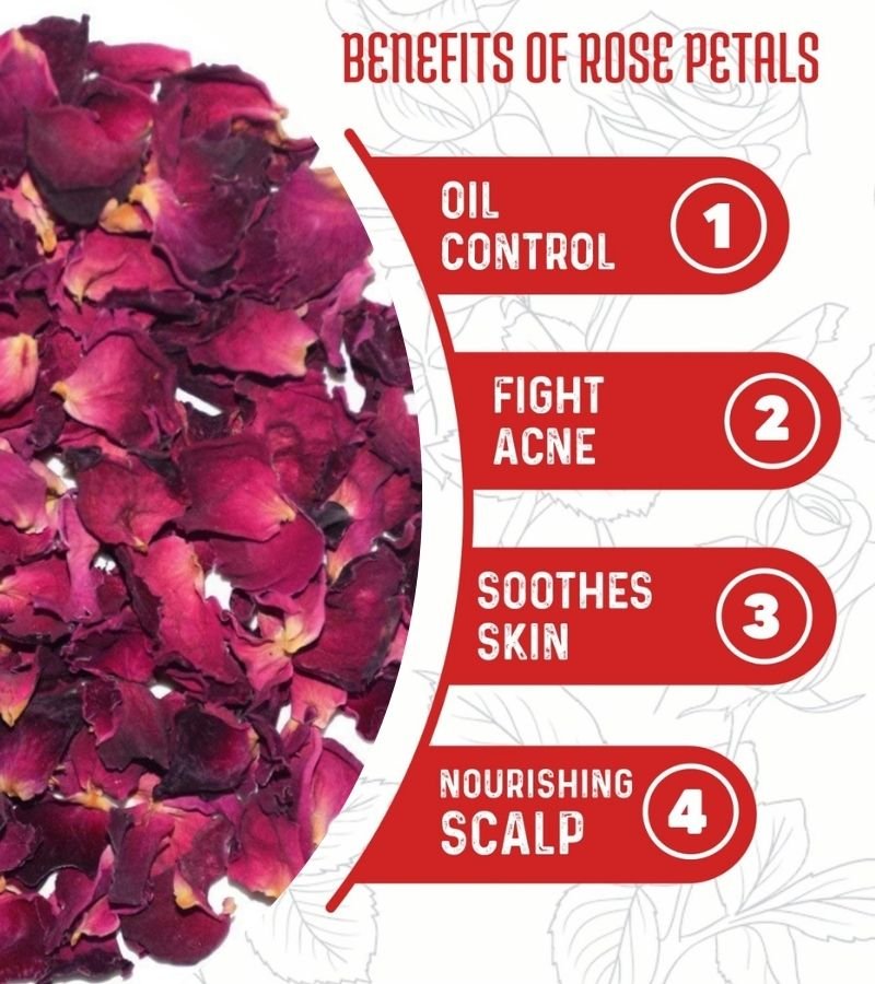 Dried Rose Petals (Gulab Patti)