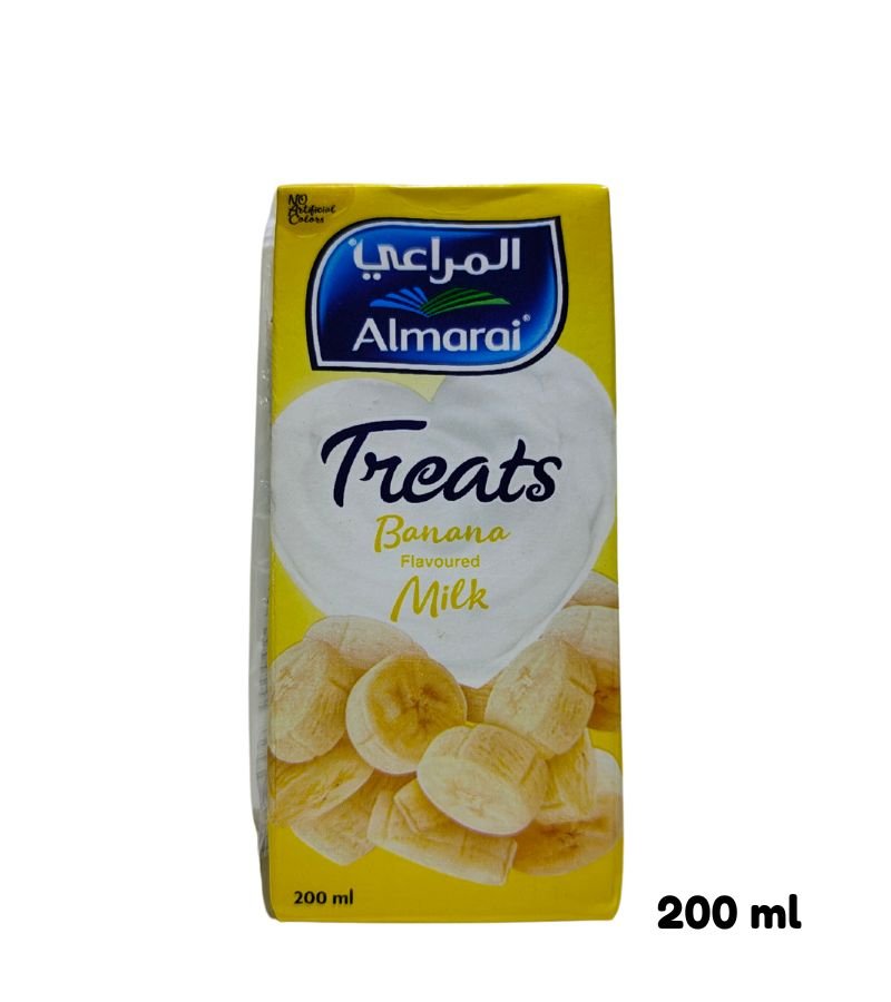 Almarai UHT Banana Flavored Milk Treats - 200ml