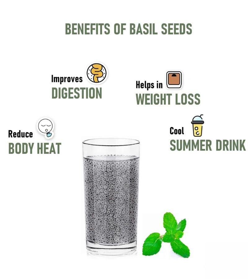 Basil Seeds (Balanga/Sabja/Tukh Malanga)