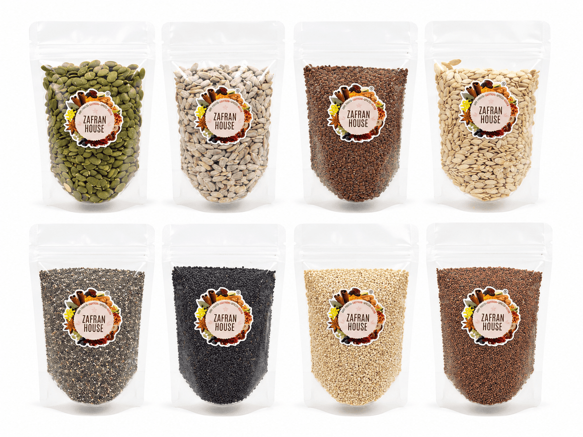 Premium Seeds Combo Pack 8 – Daily Nutrition Mix (800gm)
