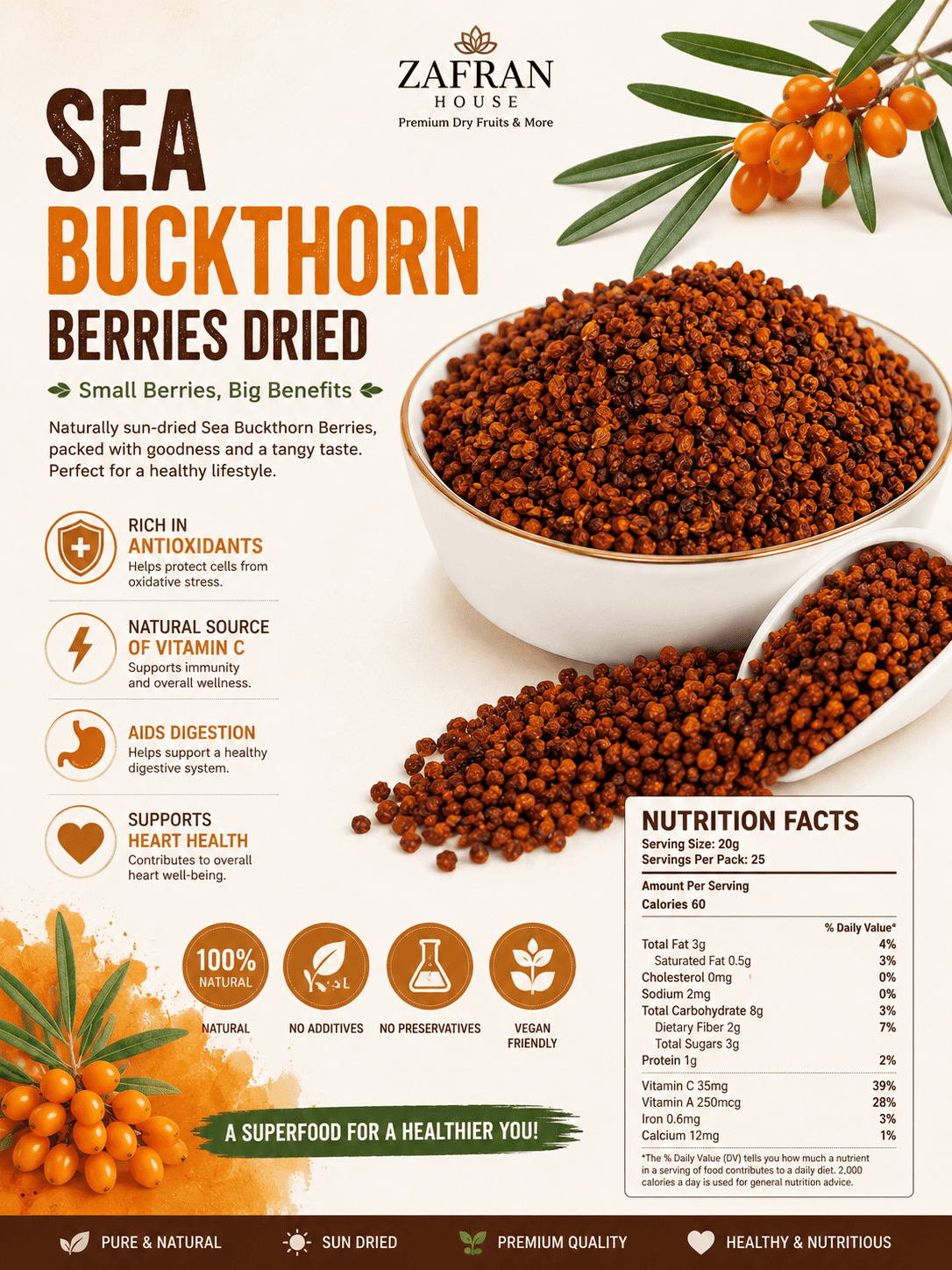 Sea Buckthorn Berries