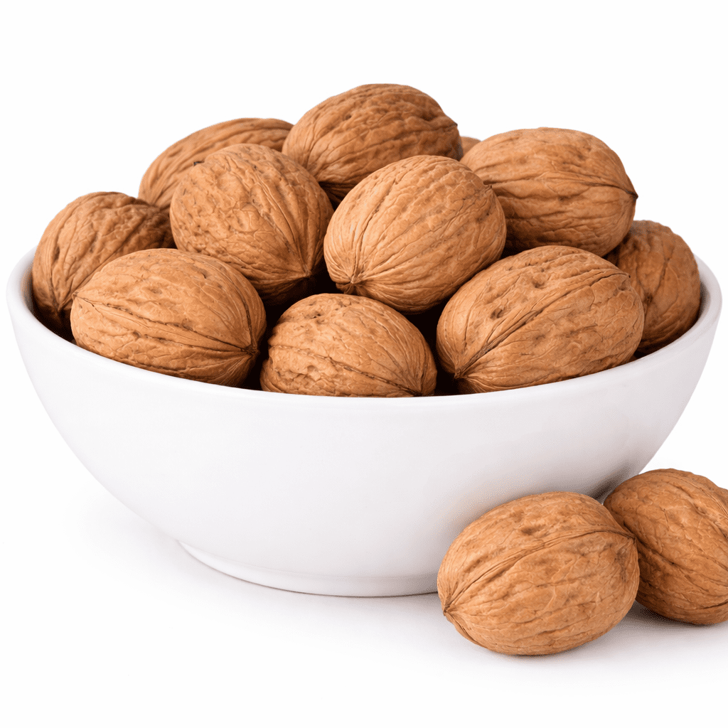 Walnut Shell Chile premium whole dried pods close-up, dark red wrinkled mild smoky chilli from Zafran House