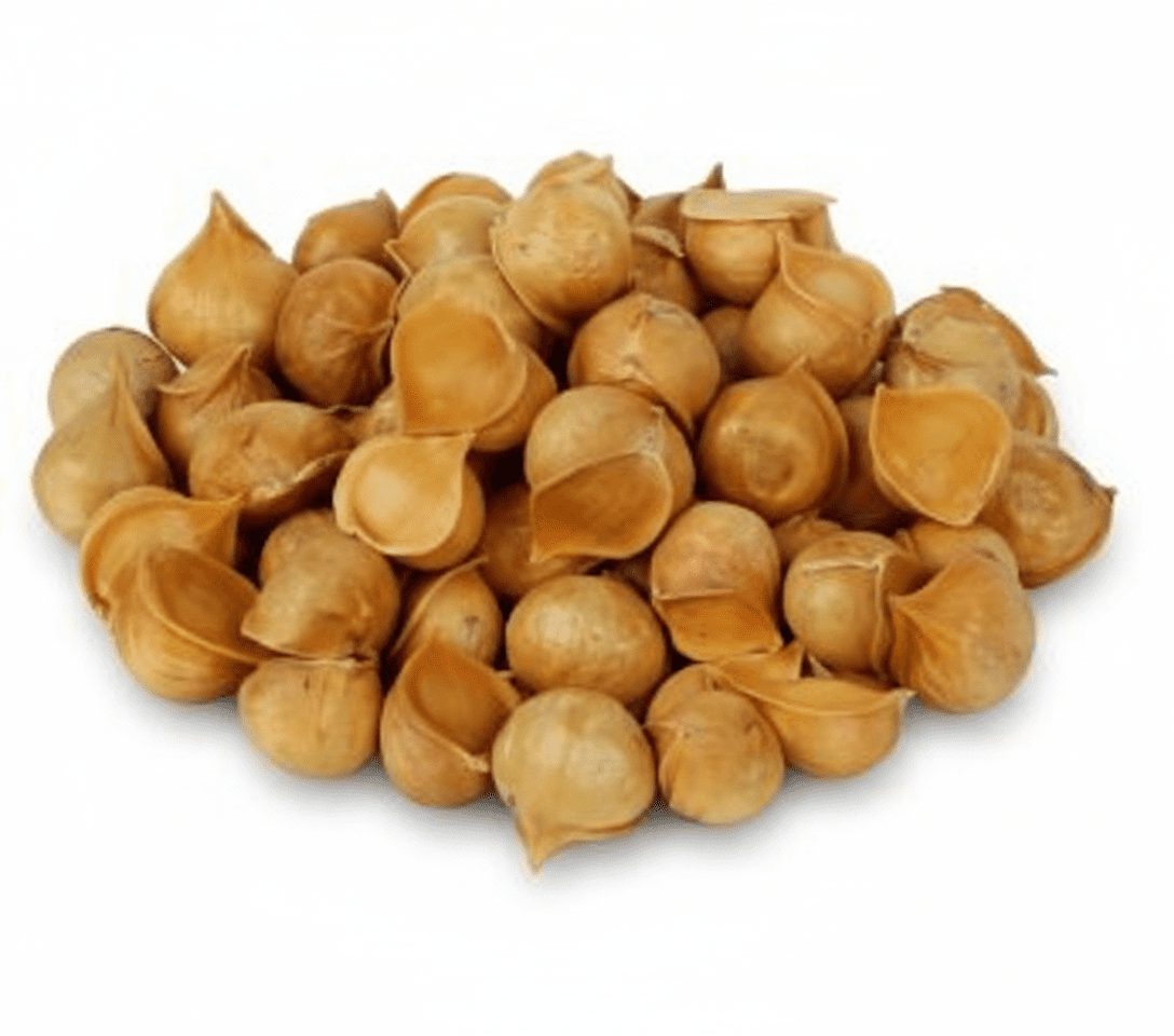 Garlic Kashmiri (Kashmiri Lahsun) single clove Himalayan garlic bulbs close-up, premium quality heart-healthy from Zafran House