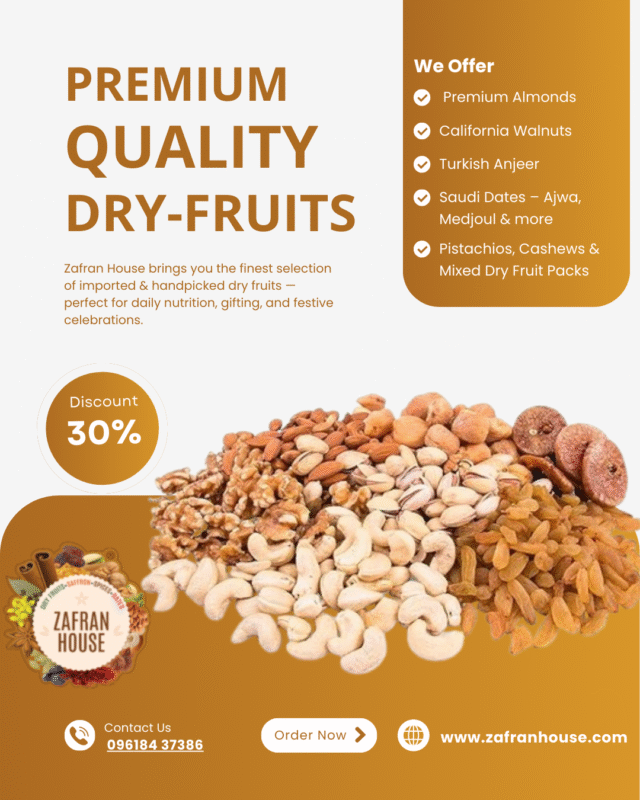 zafran house dry fruita