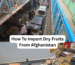 Kandahar dry fruit market Afghanistan