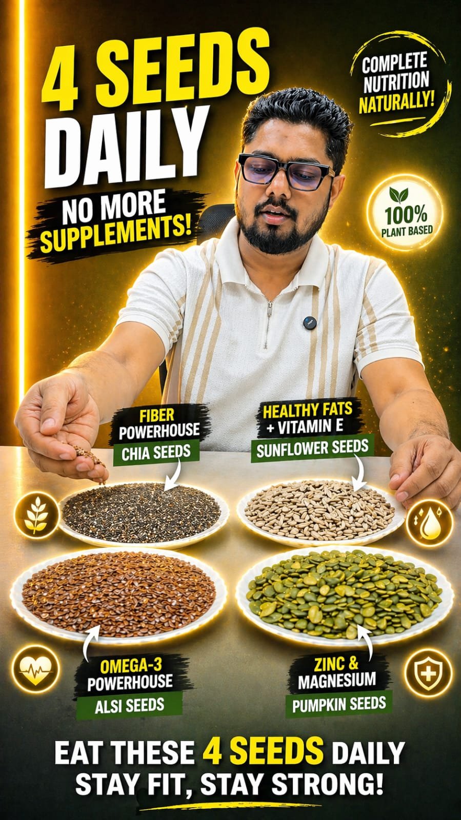 4 Seeds You Should Eat Daily for Better Nutrition