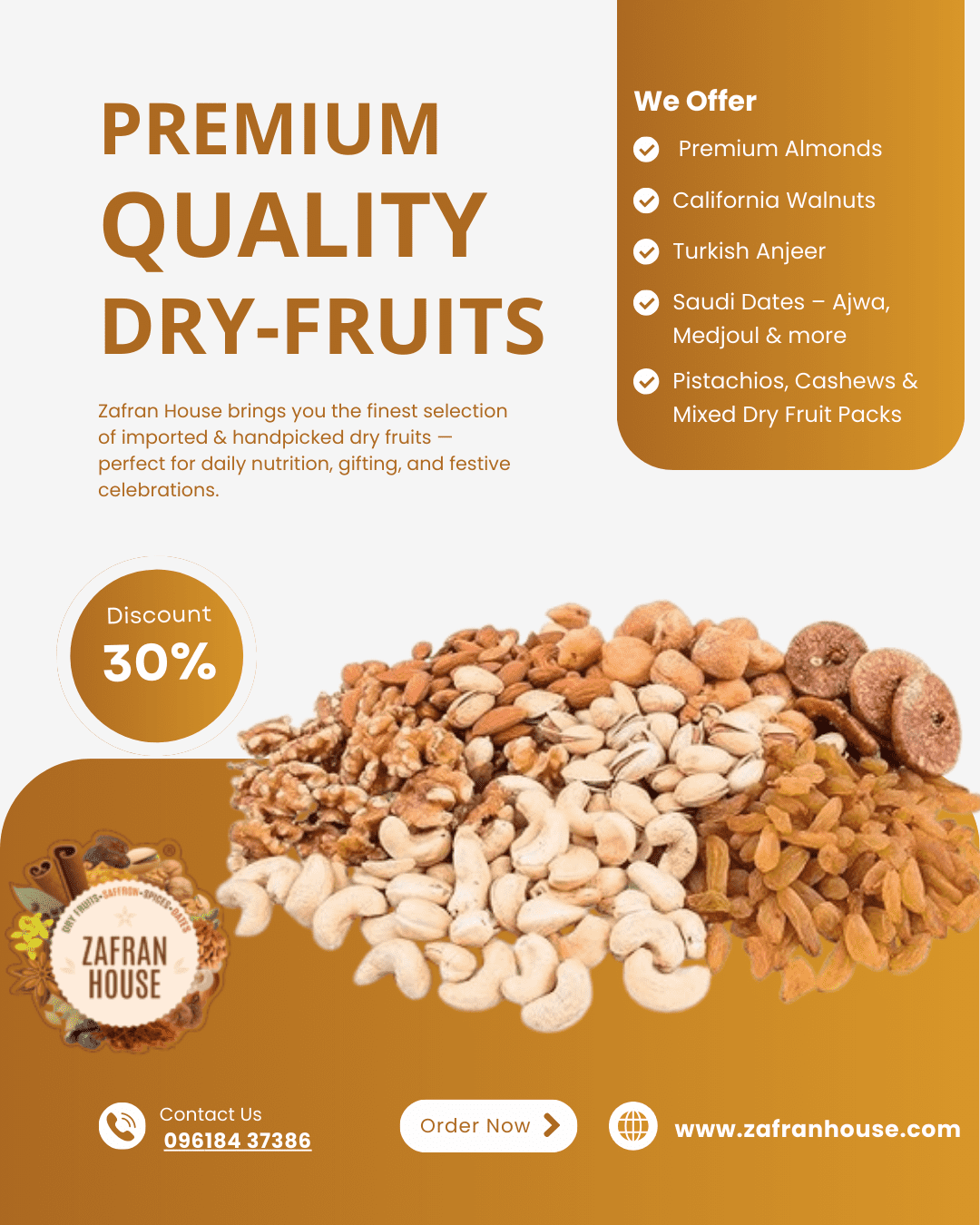 Buy Premium Dry Fruits Online in India — Fresh, Healthy & Delivered to Your Doorstep